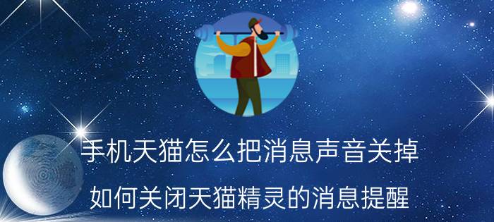 手机天猫怎么把消息声音关掉 如何关闭天猫精灵的消息提醒？